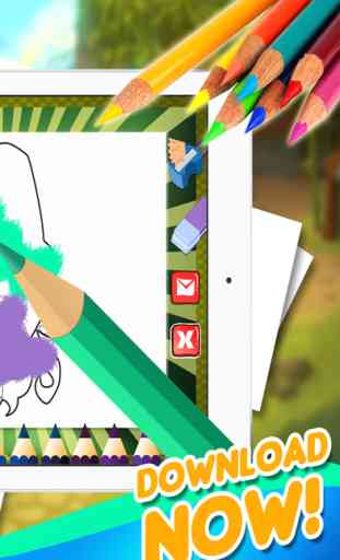 Coloring Book Game For Kids: Animal Jam Version 2
