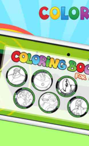 Coloring Books Family Friendly for Ben 10 Villains 1