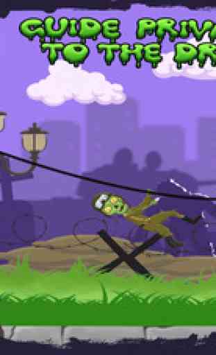 Compass Point Dead-Eye Zombie Commando: Rope Game for Flying East and West 3