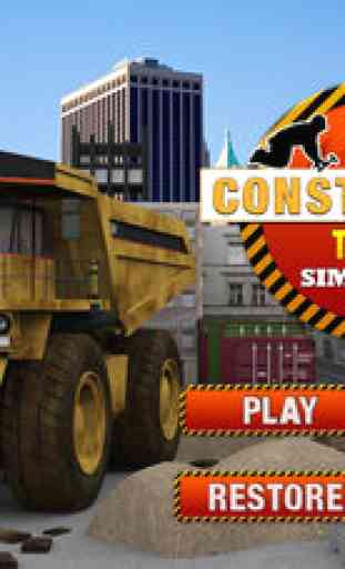 Construction Truck Simulator 3D- real construction simulation and parking adventure game 1