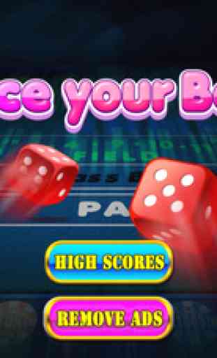 Craps - Casino Dice Game PRO, throw the dice , bets and big win coin buck 2
