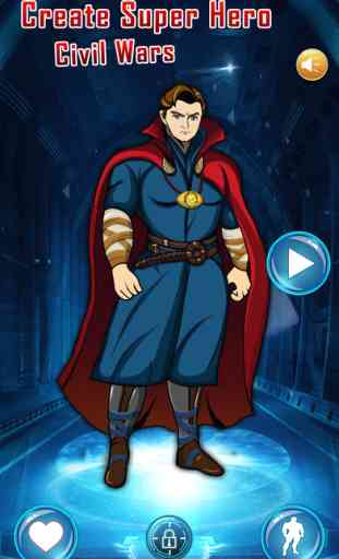 Create Your Own Super-Hero - Free Comics Character Dress-Up Game Dr. Strange Edition for Boys 2