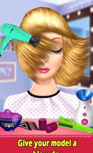 Cute Doll Hair Salon - Wash, Dry,Design, Style & Color Doll's Hair 4