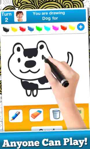 Doodle With Buddies : Fun Social Multi-player Drawing and Guessing Free Addicting Game to Play Family and Friends 3