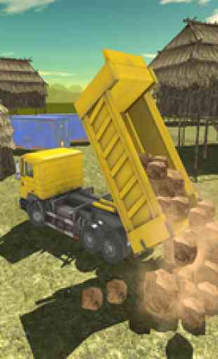 Construction Crane & Dump Truck-Operate Excavator 2