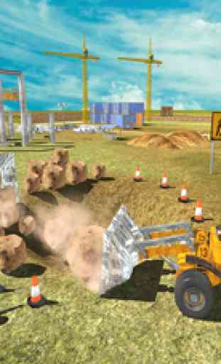 Construction Crane & Dump Truck-Operate Excavator 4