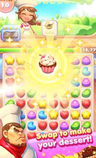 Cookie Chef - 3 match puzzle crush mania game 2