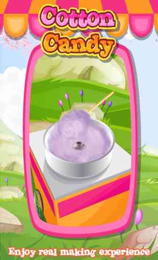 Cotton Candy - Mama Cooking making game for Girls 3