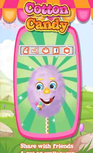 Cotton Candy - Mama Cooking making game for Girls 4
