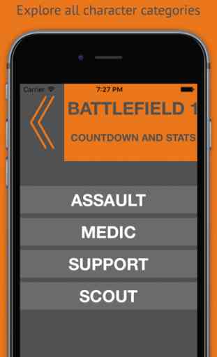 Countdown and Stats Battlefield 1 Edition 2