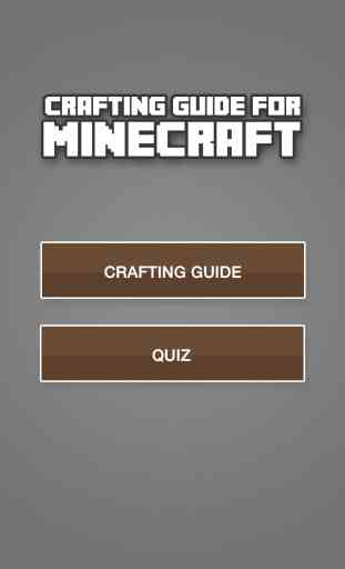 Crafting Guide For Minecraft 1