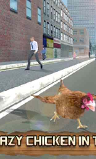 Crazy Chicken Simulator 3D: Farm Escape 1