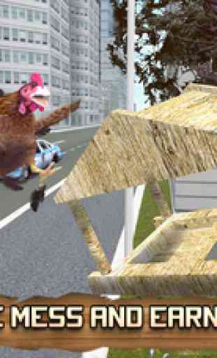 Crazy Chicken Simulator 3D: Farm Escape 2