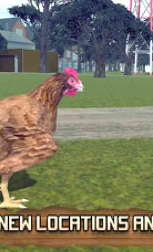 Crazy Chicken Simulator 3D: Farm Escape 3