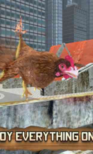 Crazy Chicken Simulator 3D: Farm Escape 4