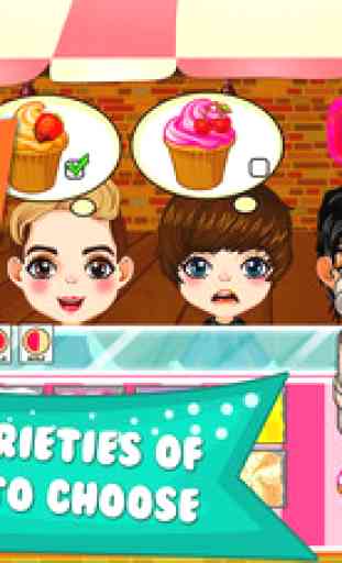 Cupcake Dessert Pastry Bakery Maker Dash - candy food cooking game! 2