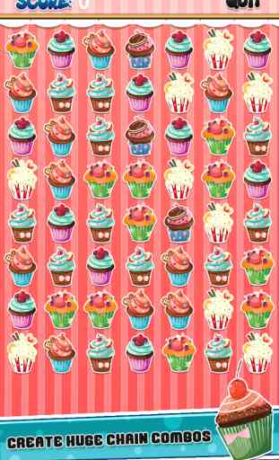 Cupcakes Match Mania - Cake Connect FREE 1
