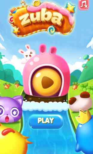 Cute Animal Jam Crush:Free jelly jump fun puzzle games 1