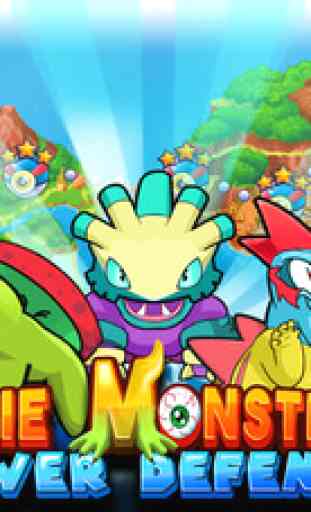 Cutie Monsters Tower Defense-Cute Monster Stickers 1