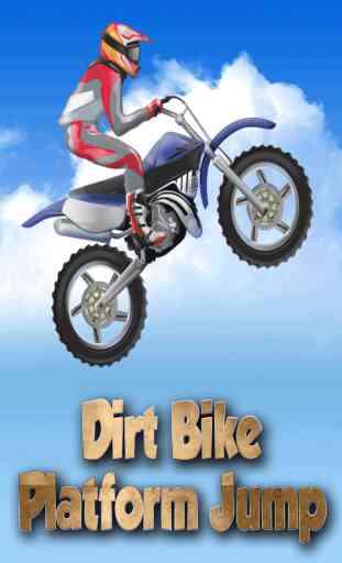 Dirt Bike Platform Jump Moto X - Turbo Supercross Racing Action 1