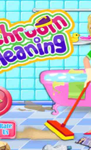 Dirty Bathroom Cleaning - Help Mommy 1
