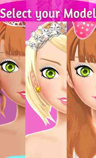 Dress Up Games for Girls & Kids Free - Fun Beauty Salon with fashion, makeover, make up, wedding & princess 2