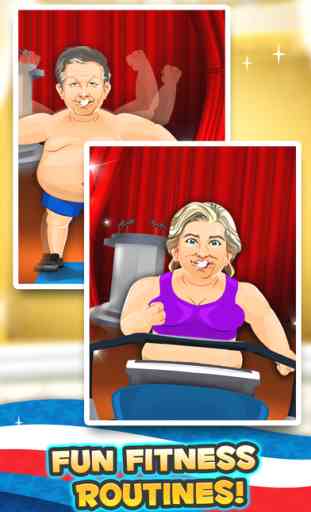 Election Fat to Fit Gym - fun run jump-ing on 2016 games with Bernie, the Donald Trump & Clinton! 1