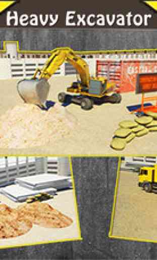 Excavator Simulator 3D - Drive Heavy Construction Crane A real parking simulation game 2