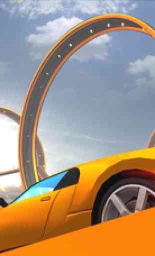 Extreme Sports Car Stunts 3D - City Muscle Car Racing & Drifting Challenge 3