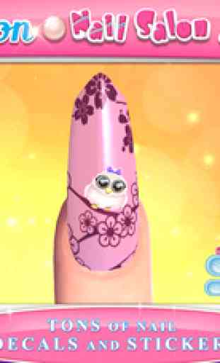 Fashion Nail Salon Games 3D: Create Awesome Beauty Nails and Prom Manicure Designs 2