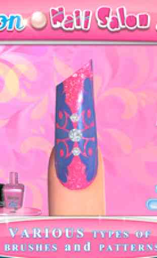Fashion Nail Salon Games 3D: Create Awesome Beauty Nails and Prom Manicure Designs 3
