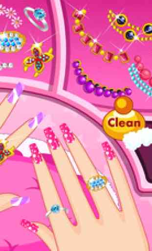 Fashion Nail Salon - Play to best nail polish games or nail games around 3