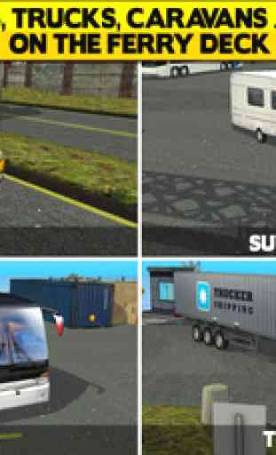 Ferry Port Car Parking Simulator - Real Monster Bus Driving Test Truck Racing Run Race Games 2