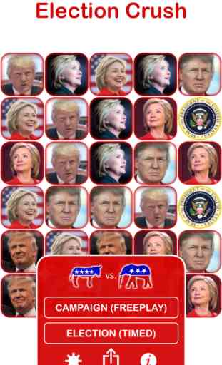 Election Crush - A Very Presidential Match 3 Game 1