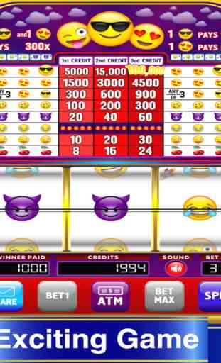 Emoji Slots - Free Emoticon Slot Machine Game 2