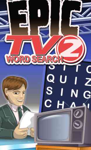 Epic TV Word Search 2 - giant television wordsearch puzzle 1