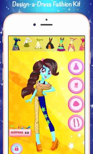 Equestria Girls for Create SHIRT DRESSES Character 3