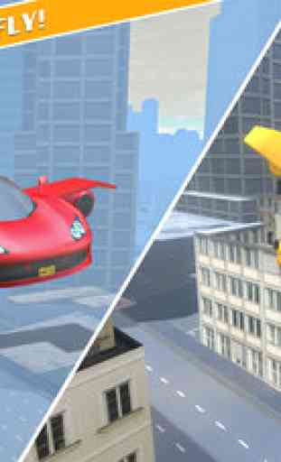 Extreme sports flying car Flight Simulator 3D 1