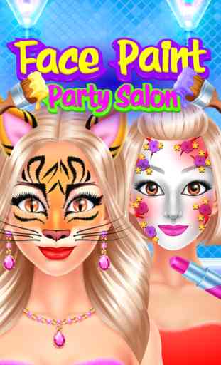 Face Paint Party Salon - Girls Makeup & Kids Games 1