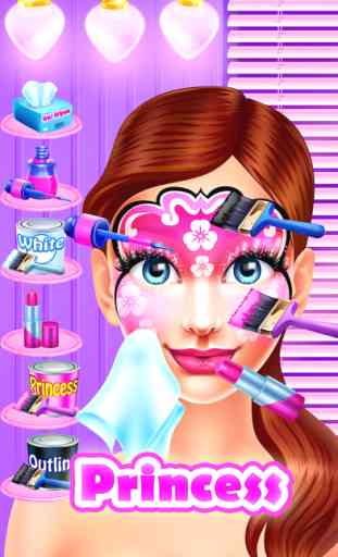 Face Paint Party Salon - Girls Makeup & Kids Games 4
