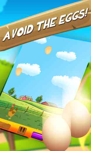 Falling Chicken Egg Quest: Farm Drop Revolution Pro 2
