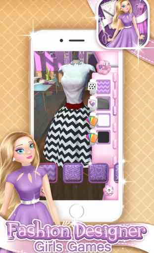 Fashion Designer Girls Game: Make Your Own Clothes 2