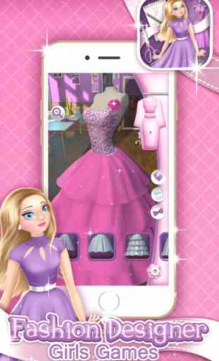 Fashion Designer Girls Game: Make Your Own Clothes 3