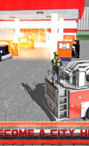 Fire Fighter Emergency Truck Simulator 3D 2