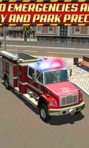 Fire Truck Parking Emergency Games 3