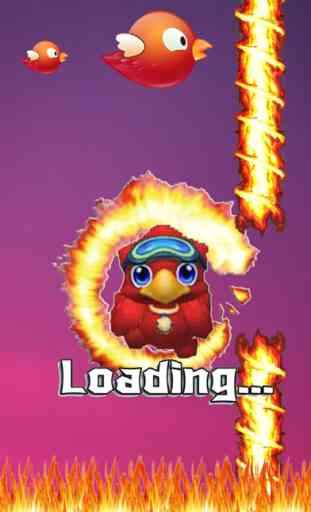Flappy Fire Bird - top fun flying free games for boys & girls kid 1