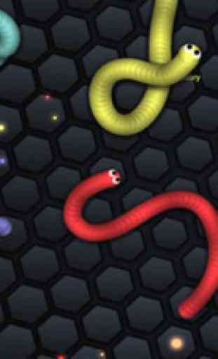Flashy Snake - All Colorful Skins New Update Version of Slither.io 1