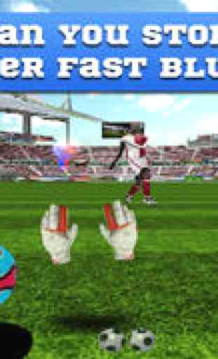 Flick Goalkeeper - Can you stop the soccer ball of a football striker's perfect kick? 2