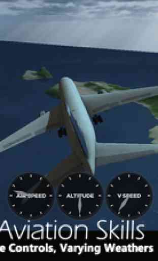 Flight Simulator Classic 2015 - FREE Pilot, flying and parking aircraft flight simulation game 2