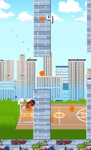 Floppy King James in: Basket-ball Chase and Impossible Hoop Bouncing 2